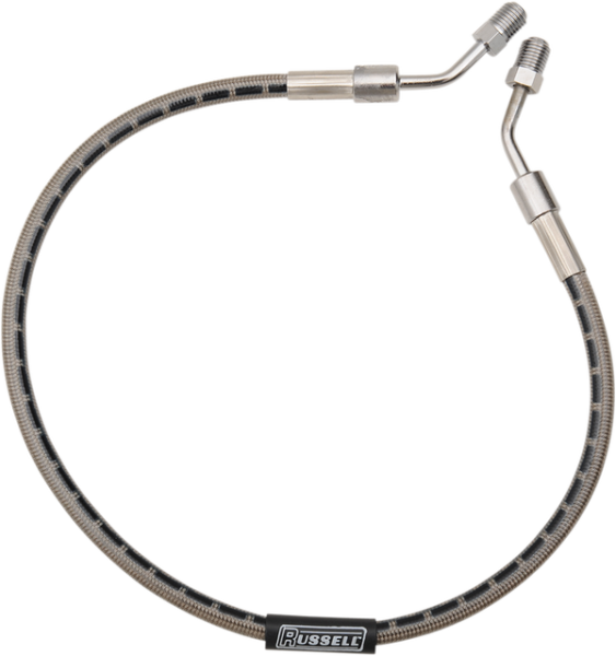 Stock-length Rear Brake Line Silver Standard, 1, nordicamoto.ro