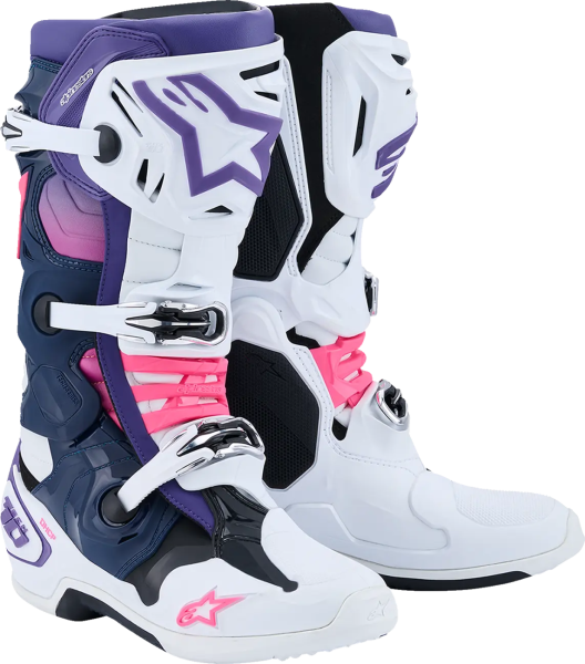 Alpinestars Tech 10 fehér csizma, 40,5-es méret, 1, nordicamoto.ro