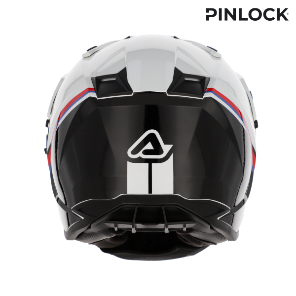 Acerbis Assault Graphic teljes arcú sisak, fehér/fekete, M-es méret, 7, nordicamoto.ro
