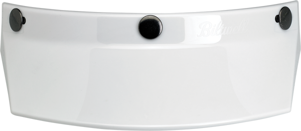 3-snap Moto Helmet Visor White ONE SIZE, 5, nordicamoto.ro