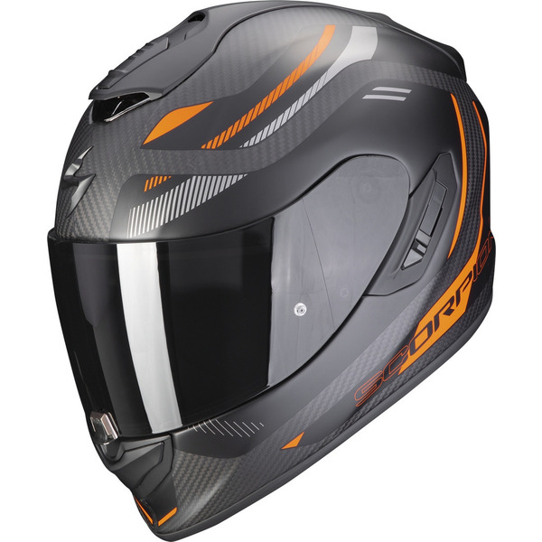 Casca integrala SCORPION EXO-1400 EVO CARBON AIR KYDRA Negru/Rosu L +, 2, nordicamoto.ro