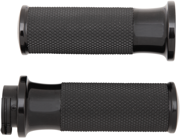 Fusion Smooth Grips Black, 1, nordicamoto.ro