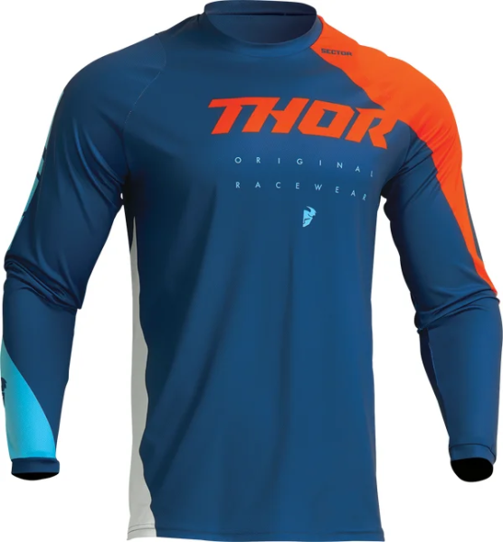 Tricou Copii Thor Sector Edge Navy/Orange XL, 1, nordicamoto.ro