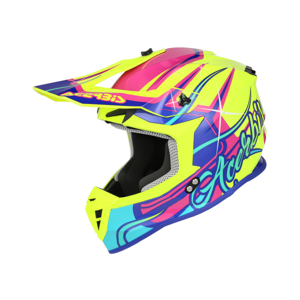 Acerbis Linear 22-06 sisak, sárga/lila, M-es méret, 1, nordicamoto.ro