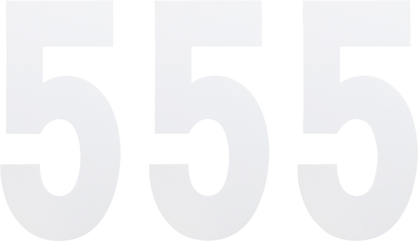 Standard Numbers White, 1, nordicamoto.ro
