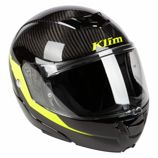 Cască Modulară Klim TK1200 Karbon ECE/DOT Gloss White, 14, nordicamoto.ro
