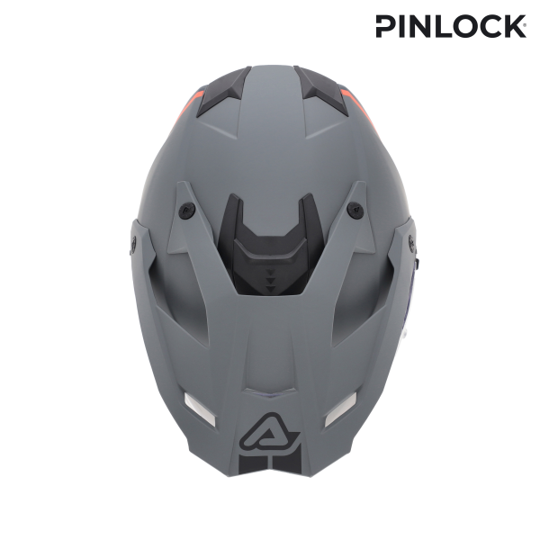 Acerbis Assault Graphic teljes arcú sisak, fekete/fluo narancs, L, 7, nordicamoto.ro