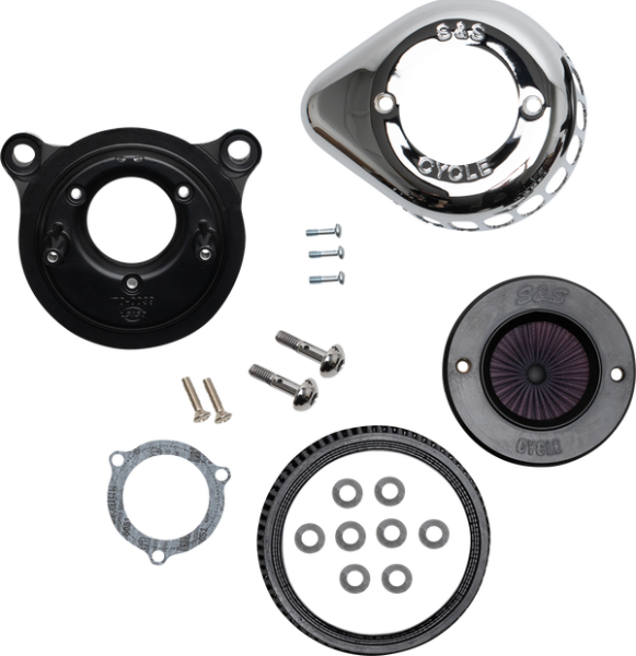 Air Stinger Air Cleaner Kit Silver, 5, nordicamoto.ro