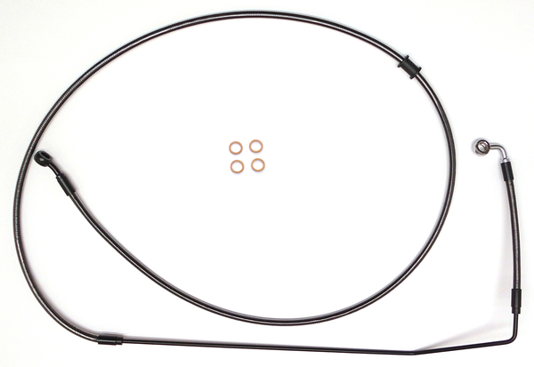 Braided Front Brake Line Chrome, Sterling Chromite® Ii Oversize [+203 mm (8'')], 4, nordicamoto.ro
