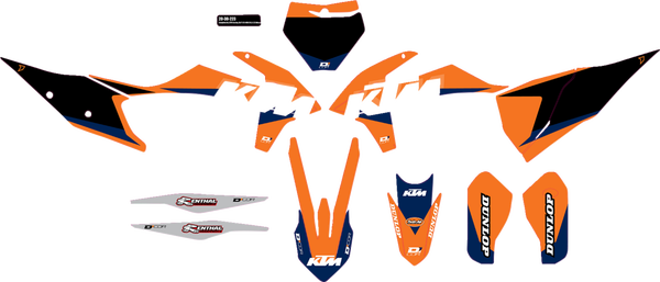 Complete Graphics Kit Orange, 1, nordicamoto.ro