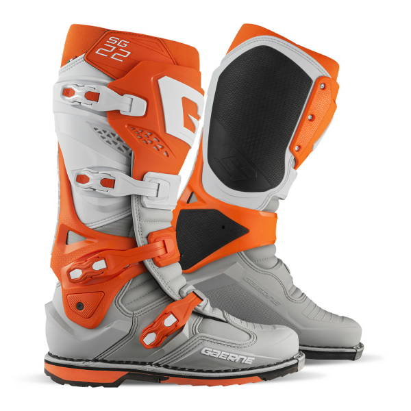 Gaerne SG-22 enduro csizma, narancssárga/fehér, 44,5-es méret, 1, nordicamoto.ro