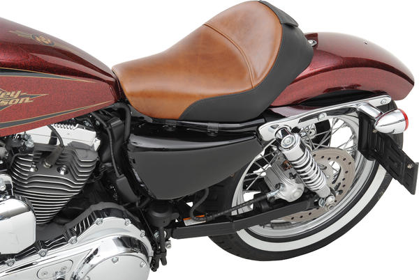 Renegade Leather Lariat Solo Seat Brown, 4, nordicamoto.ro