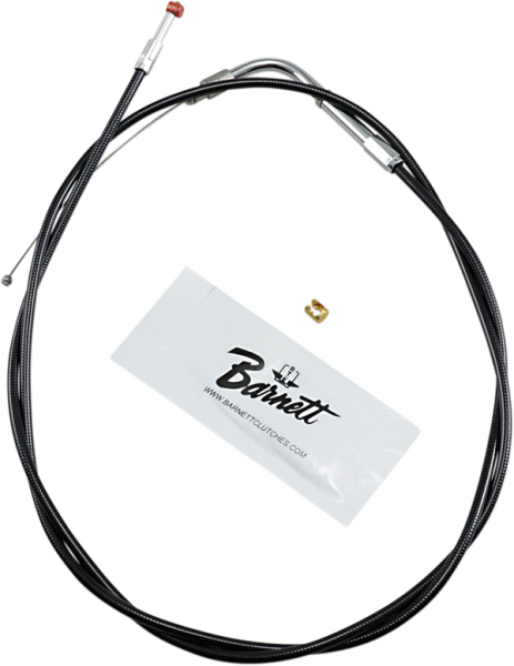 Black Vinyl Throttle/idle Cable Black +152 mm (6''), 1, nordicamoto.ro