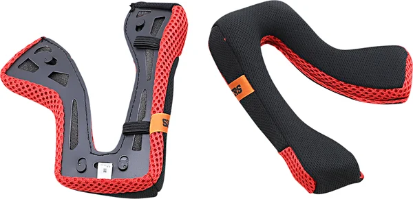 Sm5 Helmet Cheek Pad Gray, Red, 2, nordicamoto.ro