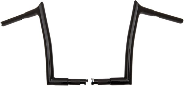 1-1/4(r) Ez Install Pointed Top Handlebar Black, 2, nordicamoto.ro