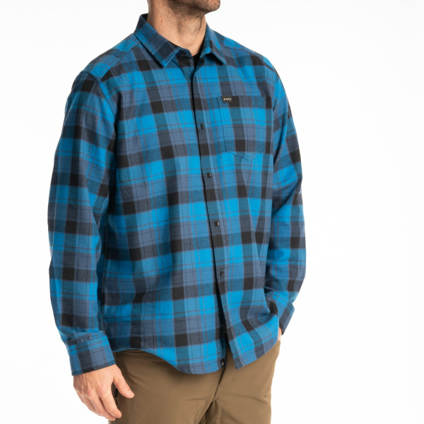 Cottonwood Midweight Flannel Shirt Monument - Black (Non-Current), 18, nordicamoto.ro