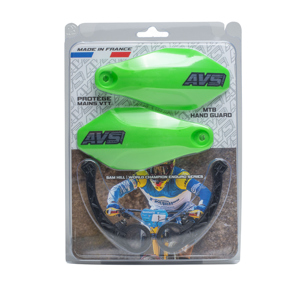 Handguards Kit Plastic Green, 1, nordicamoto.ro