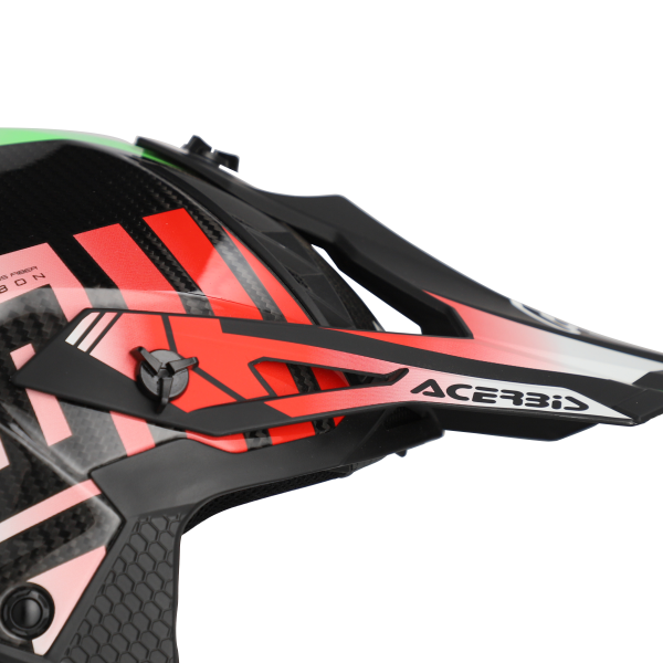 Casca Acerbis Steel Carbon 22-06 zöld/rózsaszín M, 6, nordicamoto.ro