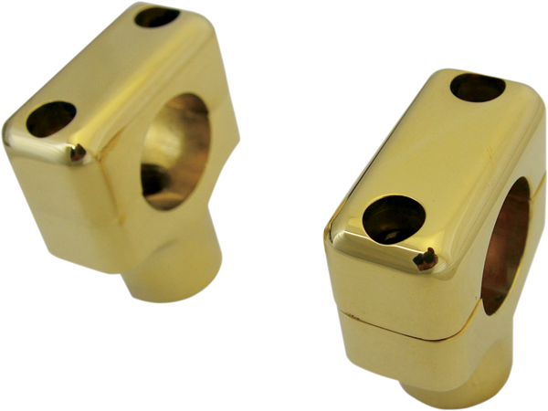 Brass Handlebar Riser Brass, 1, nordicamoto.ro