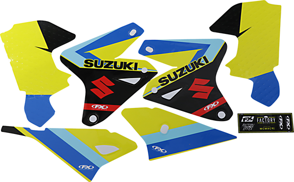 Evo Graphics Kit Black, Blue, White, Yellow, 1, nordicamoto.ro