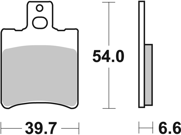 Ct Scooter Carbon Tech Organic Brake Pads, 1, nordicamoto.ro
