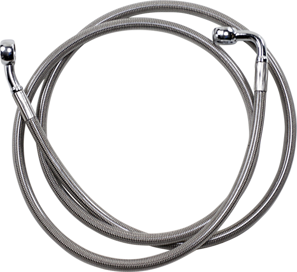 Extended Length Brake Line Silver Oversize [+152 mm (6'')], 1, nordicamoto.ro