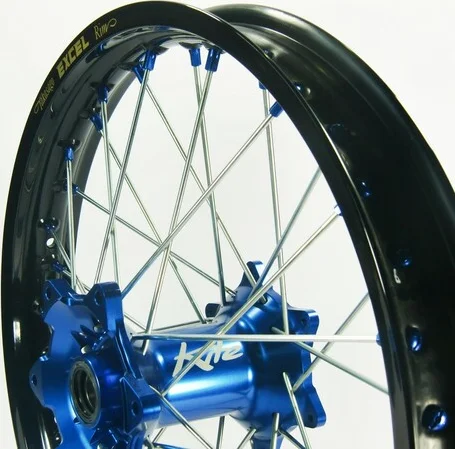 Elite Mx-en felni, ezüst küllők, fekete, kék, 1, nordicamoto.ro