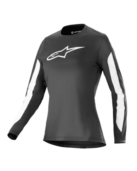 Alpinestars Stella A-dura Dri Astar hosszú ujjú póló – fehér, fekete, XS, 1, nordicamoto.ro