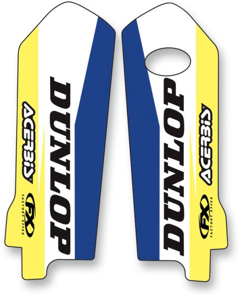 Lower Fork Guard Graphics Blue, White, Yellow, 2, nordicamoto.ro