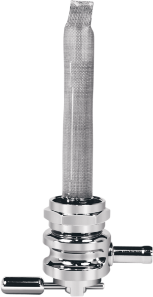 Power-flo Fuel Valve Chrome, 1, nordicamoto.ro
