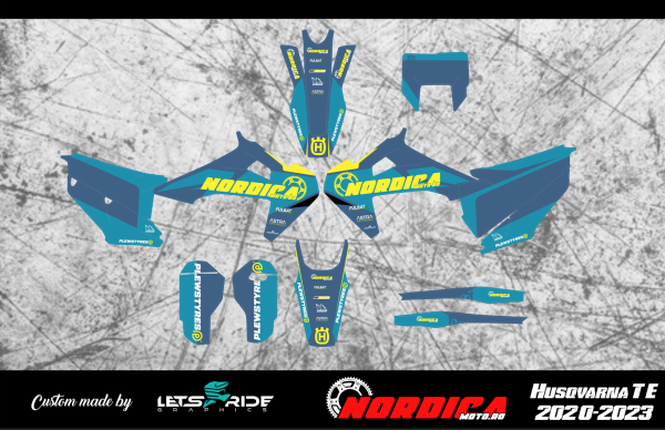 Kit stickere HUSQVARNA TE 2020-2023 Nordicamoto, 1, nordicamoto.ro