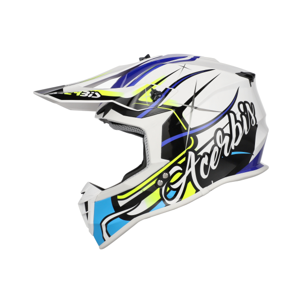 Acerbis Linear 22-06 sisak, fehér/kék, M-es méret, 8, nordicamoto.ro