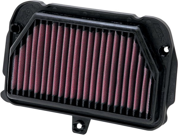 High-flow Air Filter Black, Red, 1, nordicamoto.ro
