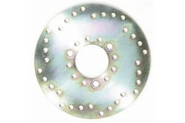 Round D-series Scooter Brake Rotor Silver, Stainless Steel, 1, nordicamoto.ro