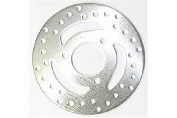 Round D-series Scooter Brake Rotor Silver, Stainless Steel, 1, nordicamoto.ro