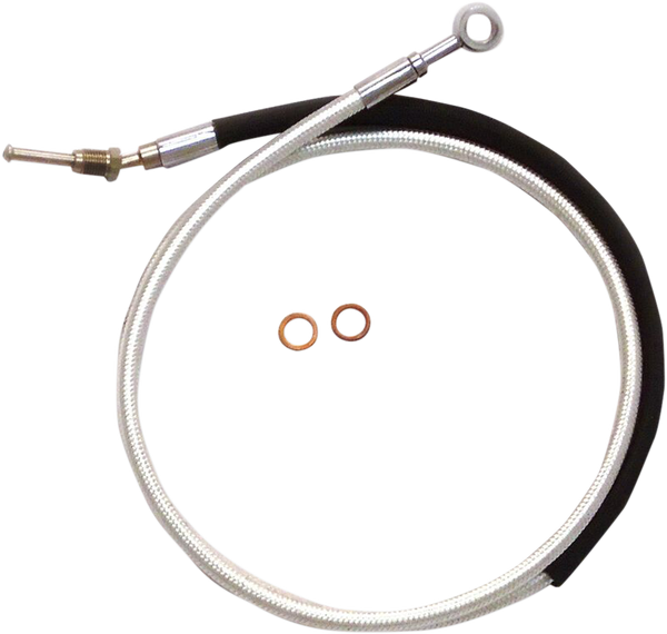 Alternate Length Hydraulic Clutch Line Chrome, 1, nordicamoto.ro