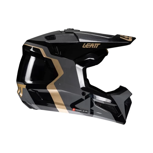 Leatt Moto 3.5 V25 gyermek sisak szett, fekete, M, 4, nordicamoto.ro