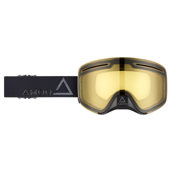 AMOQ Vision Vent+ Magnetic Goggles Blackout - Yellow, 1, nordicamoto.ro