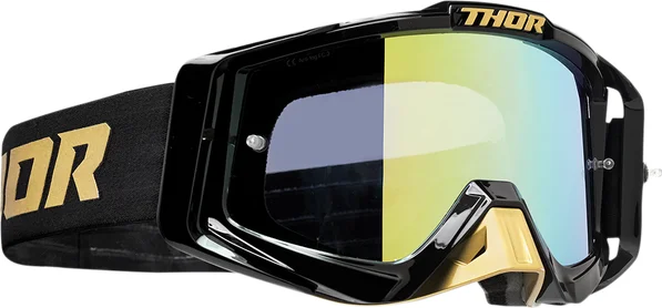 Ochelari Thor Sniper Pro Solid Negru/Gold ONE SIZE, 1, nordicamoto.ro