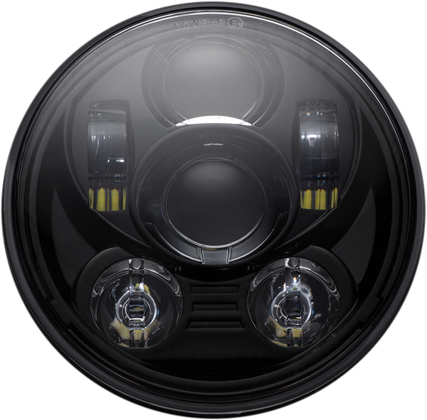 5.75(r) Led Headlamp Black, 1, nordicamoto.ro