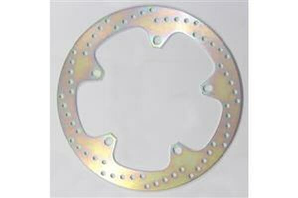 Round Fixed Brake Rotor Gold, Stainless Steel, Zinc, 1, nordicamoto.ro