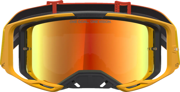 Alpinestars Vision 8 borostyánvörös/fekete/színezett lencsés síszemüveg, 4, nordicamoto.ro