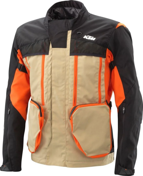 KTM ADV R V2 WP kabát – bézs/narancs/fekete – L-es méret, 1, nordicamoto.ro