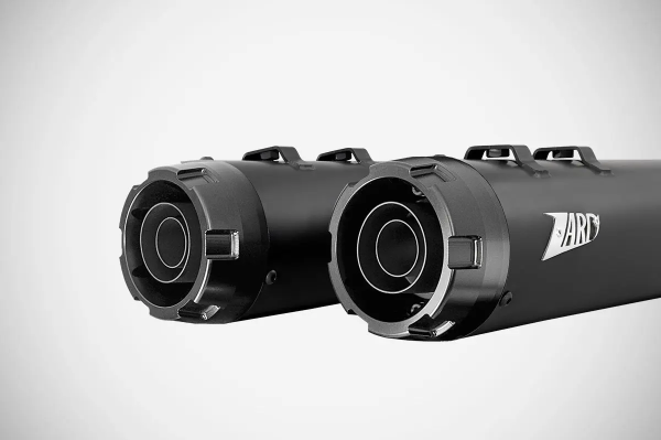 4.33 Inches Slip-ons Flat Muffler For Hd-touring E3 Black , 1, nordicamoto.ro