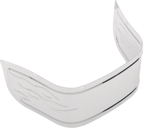 Chrome Plated Steel Front Fender Skirt Chrome, 1, nordicamoto.ro