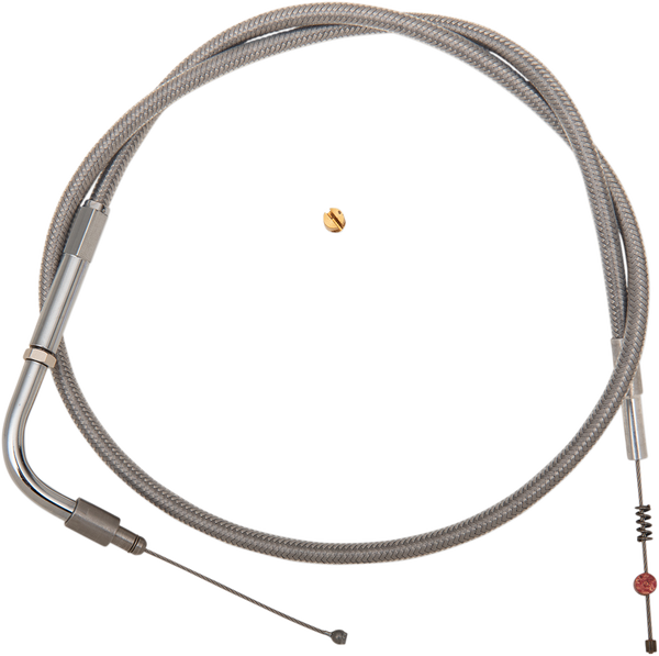 Stainless Steel Throttle/idle Cable Silver Standard, 1, nordicamoto.ro