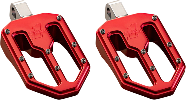 Moto V1 Foot Peg Red, 1, nordicamoto.ro