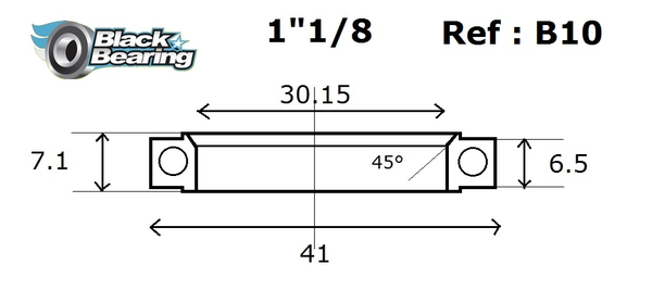 Headset Bearing, 1, nordicamoto.ro