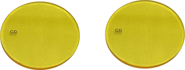 Probeam®  Fog Lamp Yellow Replacement Lens Yellow, 2, nordicamoto.ro