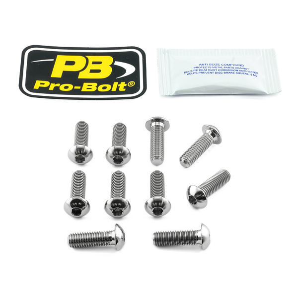 Brake Rotor Mounting Bolt Kit Silver, Titan, 2, nordicamoto.ro